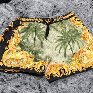 Camilla Tropical Jungle Print Shorts